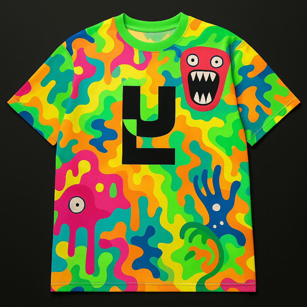 Neon Psychedelic Tee