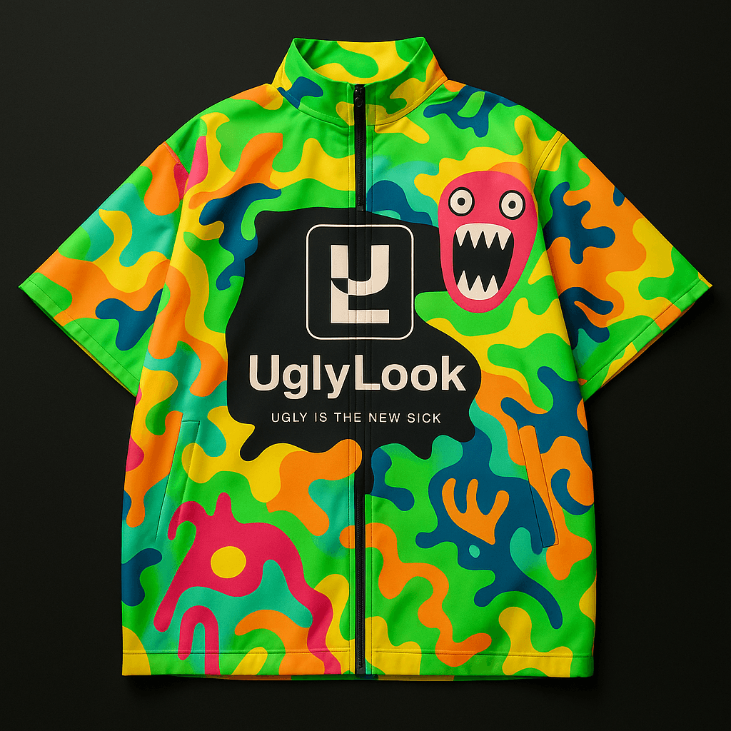 Neon Psychedelic Windbreaker