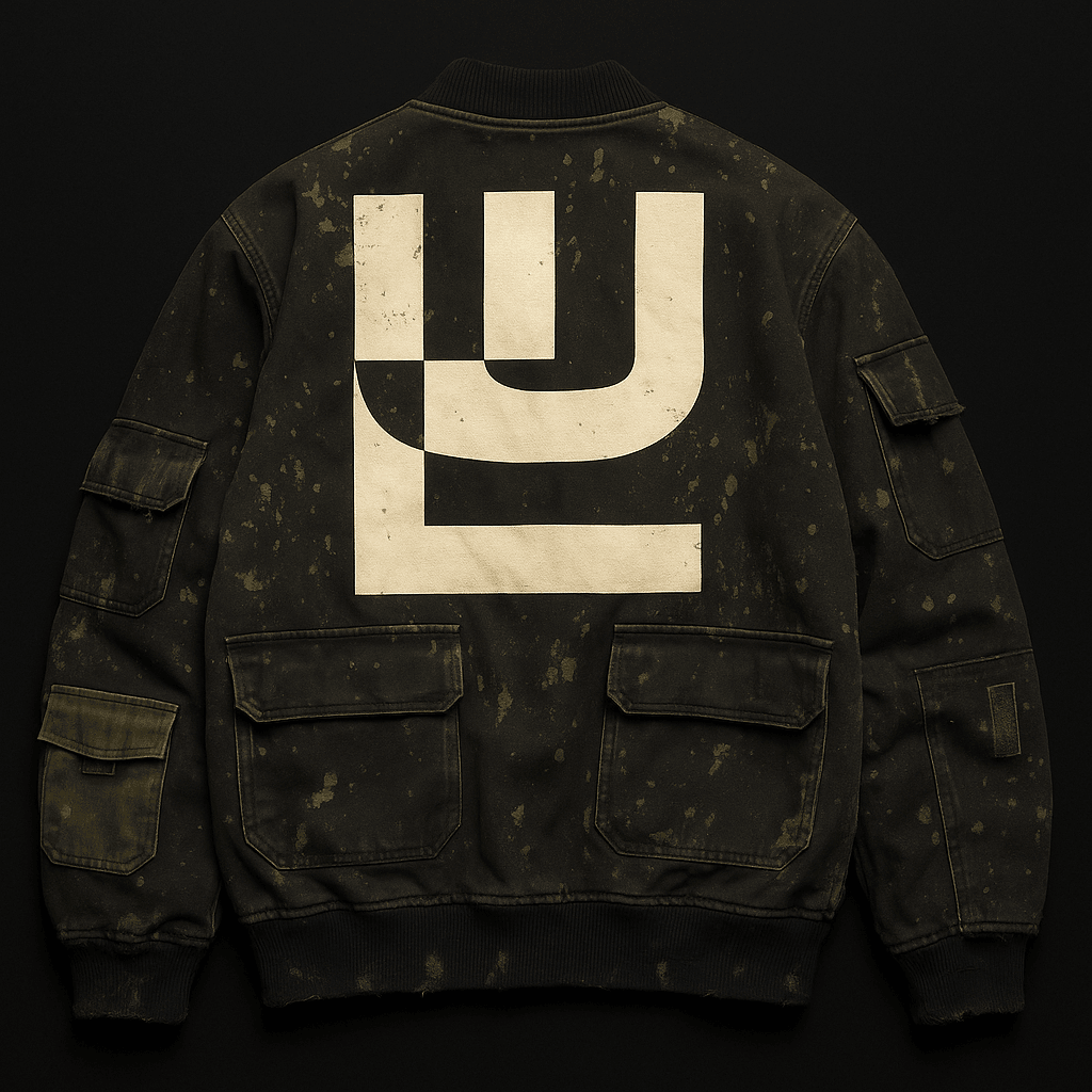 Distressed Bomber Jacket