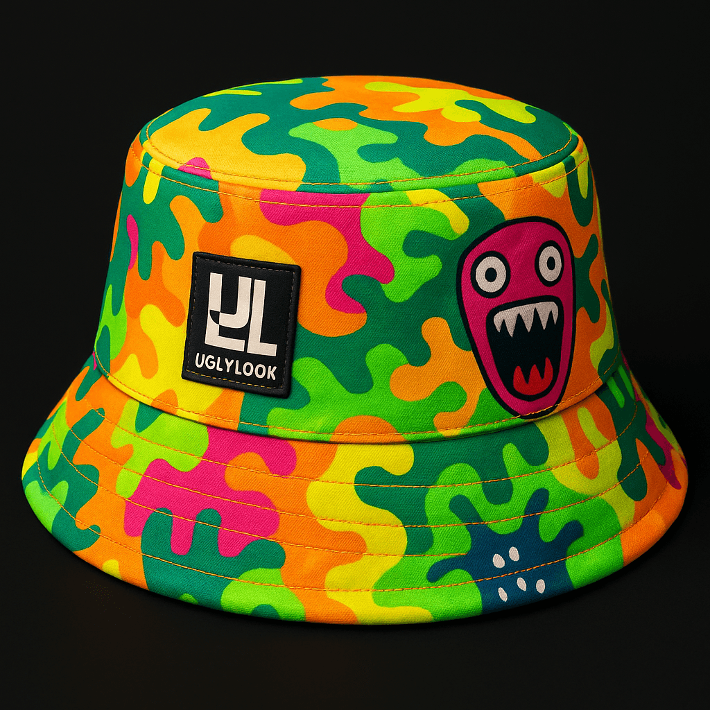 Neon Psychedelic Bucket Hat
